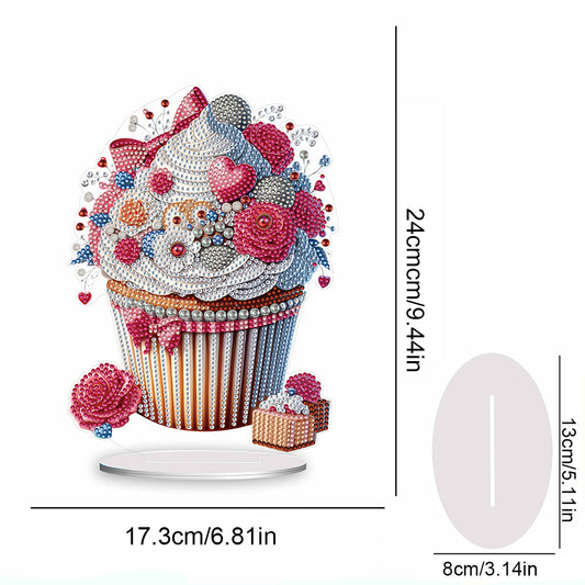 Heart Dessert DIY Diamond Painting Desktop Decoration for Office Desktop Decor