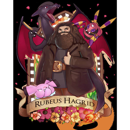 Pok¨¦mon And Hagrid - 11CT Stamped Cross Stitch 50*60CM