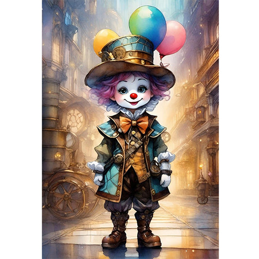 Clown - 11CT Stamped Cross Stitch 40*60CM