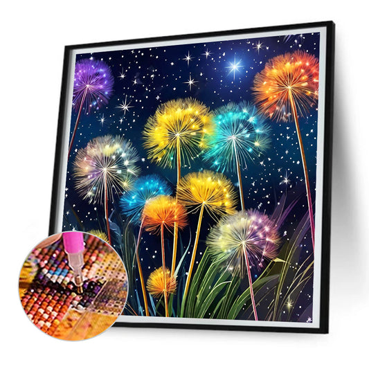 Dandelion - Full Round Drill Diamond Painting 30*30CM
