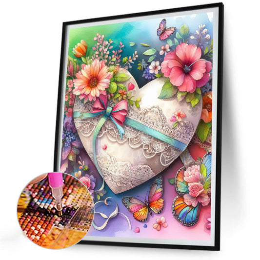 Love Gift - Full Round Drill Diamond Painting 30*40CM
