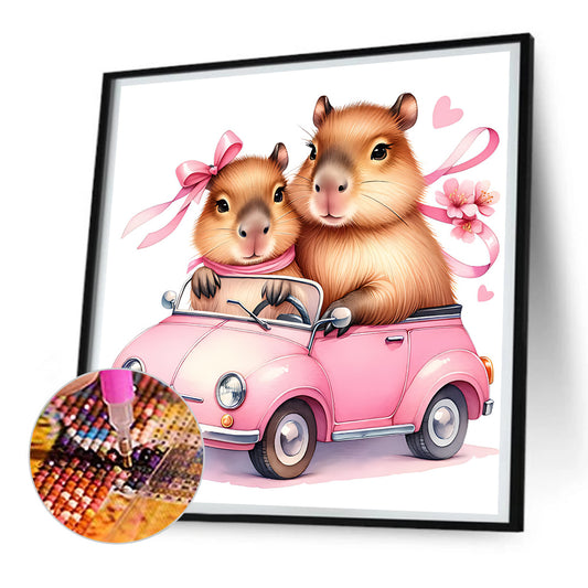 Capybara Capybara - Full Round Drill Diamond Painting 30*30CM