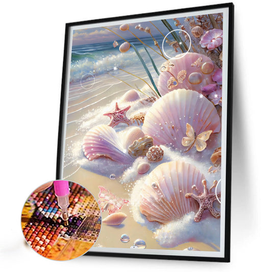 Fantasy Shell - Full Round Drill Diamond Painting 40*50CM