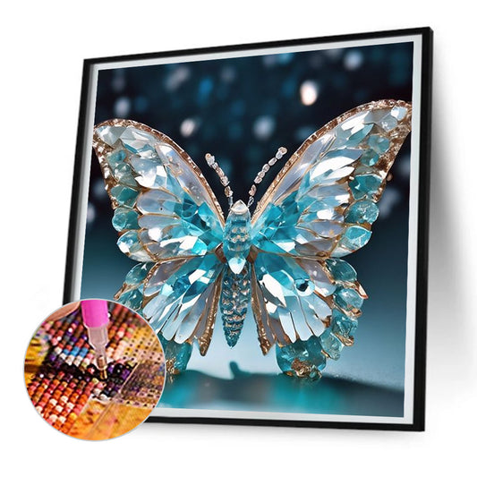 Butterfly - Full Round Drill Diamond Painting 30*30CM