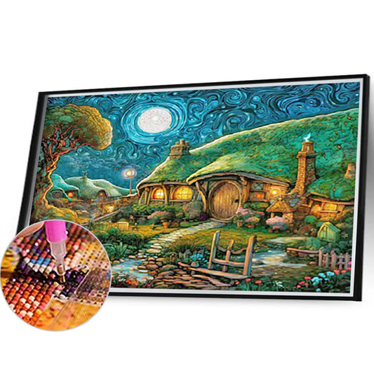 Goblin Hut - Full Round Drill Diamond Painting 45*35CM