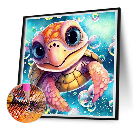 Baby Turtle - Full Round Drill Diamond Painting 30*30CM