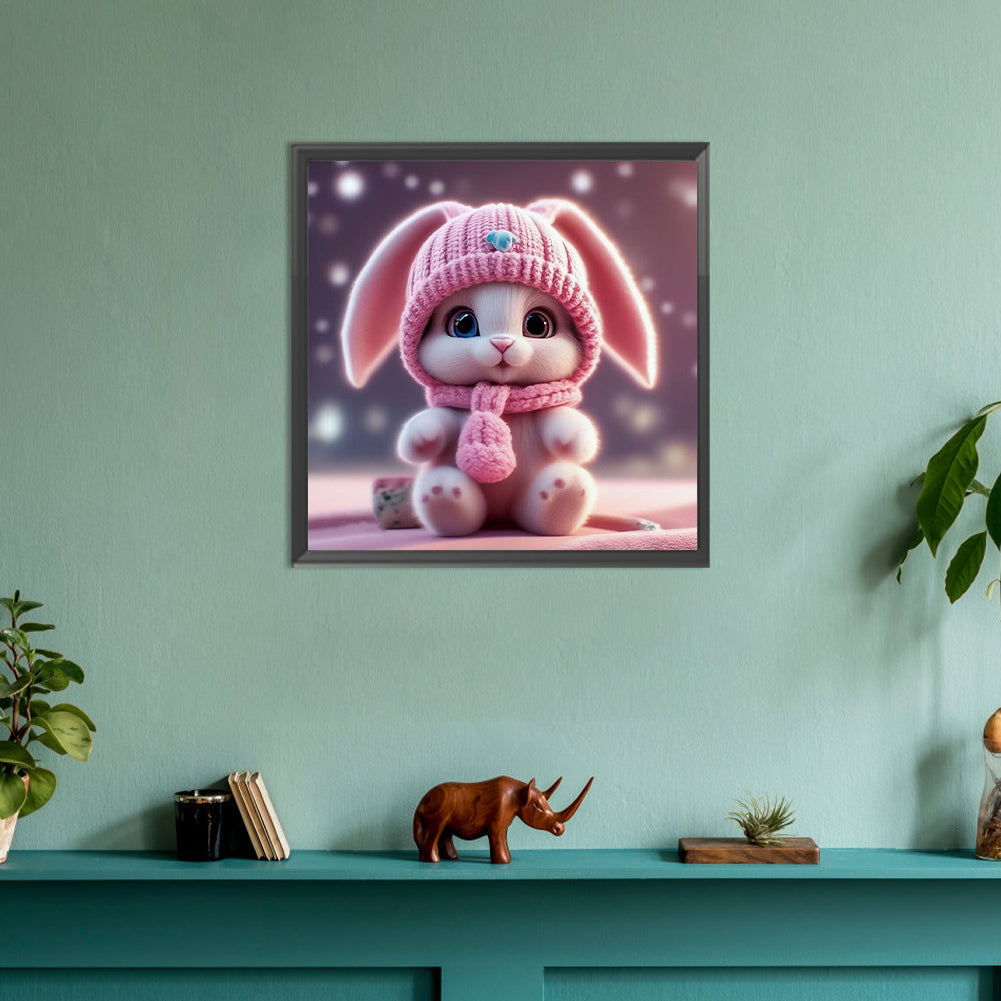 Rabbit - Full Round Drill Diamond Painting 30*30CM