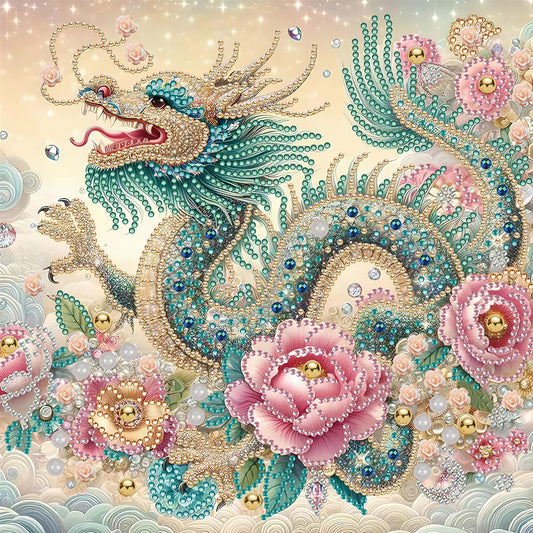 Gorgeous Dragon - Special Shaped Drill Diamond Painting 30*30CM