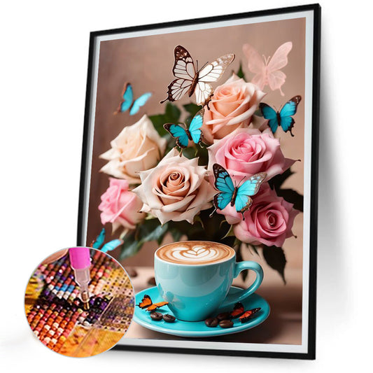 Fantasy Rose - Full Round Drill Diamond Painting 30*40CM