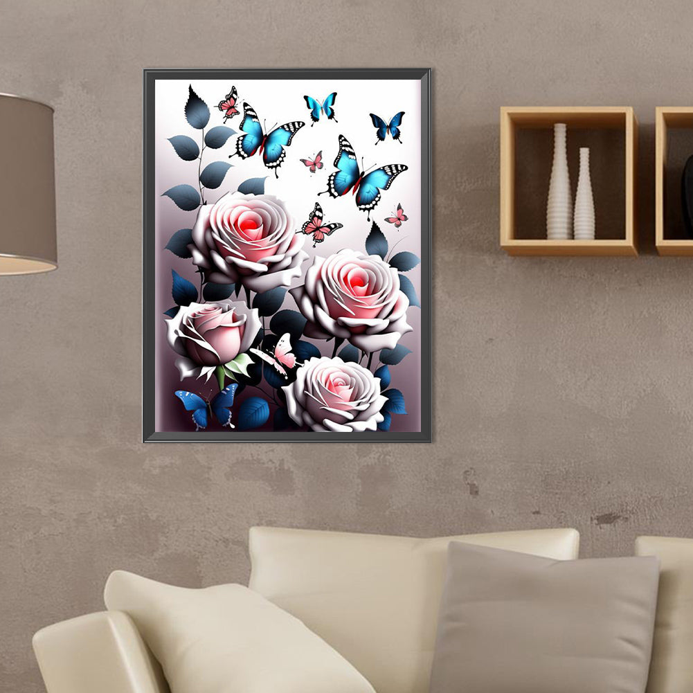 Fantasy Rose - Full Round Drill Diamond Painting 30*40CM