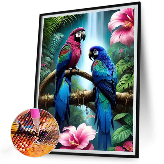 Pair Of Birds - Full Round Drill Diamond Painting 30*40CM