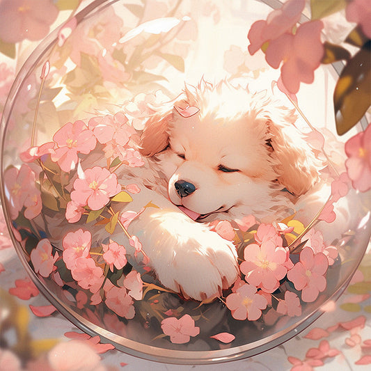 Dog - Full Square Drill Diamond Painting 40*40CM