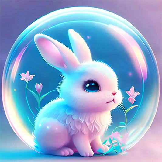 Crystal Ball Zodiac Signs-Rabbit - 11CT Stamped Cross Stitch 40*40CM