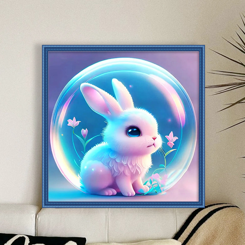 Crystal Ball Zodiac Signs-Rabbit - 11CT Stamped Cross Stitch 40*40CM