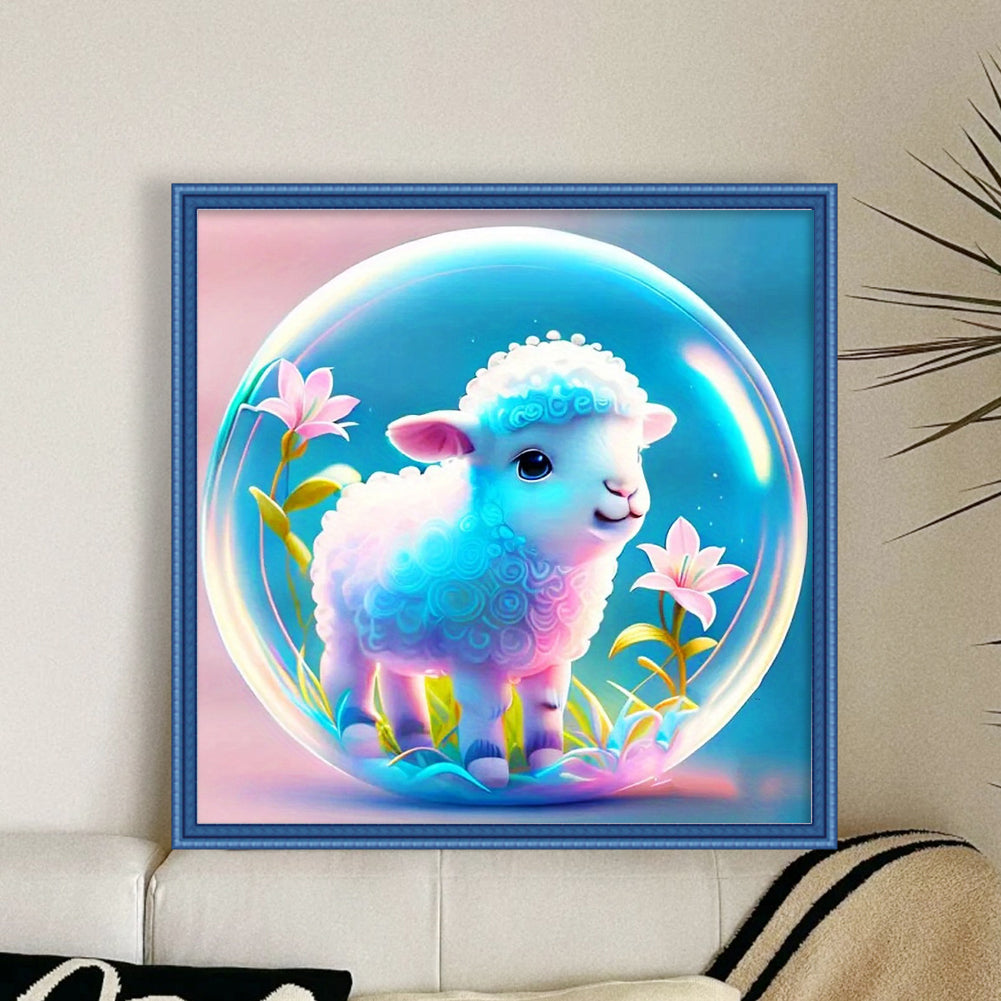 Crystal Ball Zodiac Signs - Sheep - 11CT Stamped Cross Stitch 40*40CM