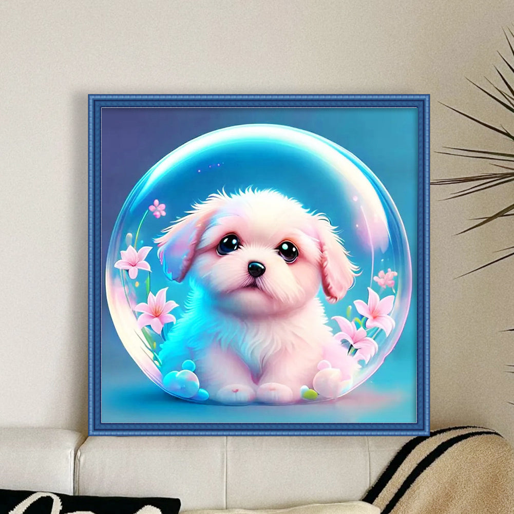 Crystal Ball Zodiac Sign-Dog - 11CT Stamped Cross Stitch 40*40CM
