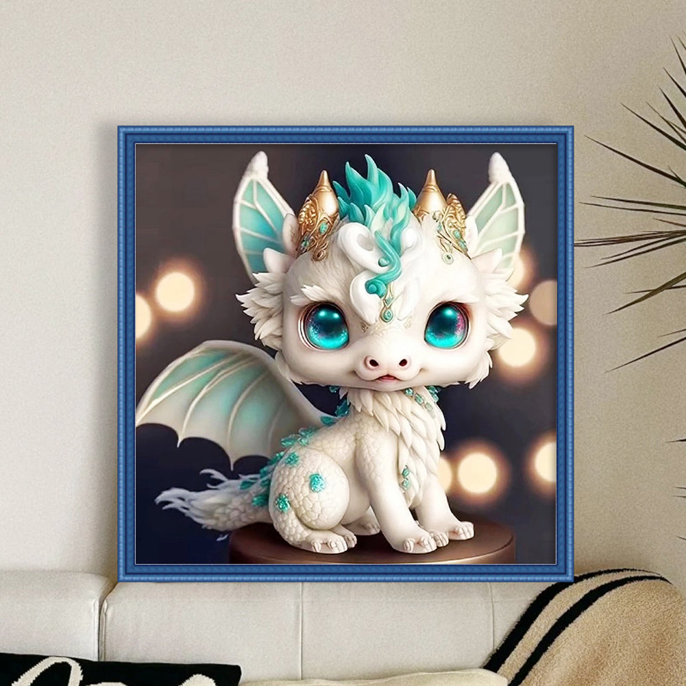 Zodiac Sign-Dragon - 11CT Stamped Cross Stitch 40*40CM