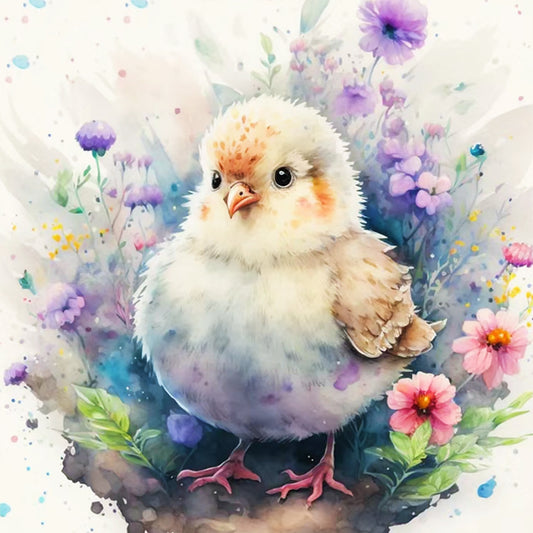 Zodiac Sign - Rooster - 11CT Stamped Cross Stitch 40*40CM