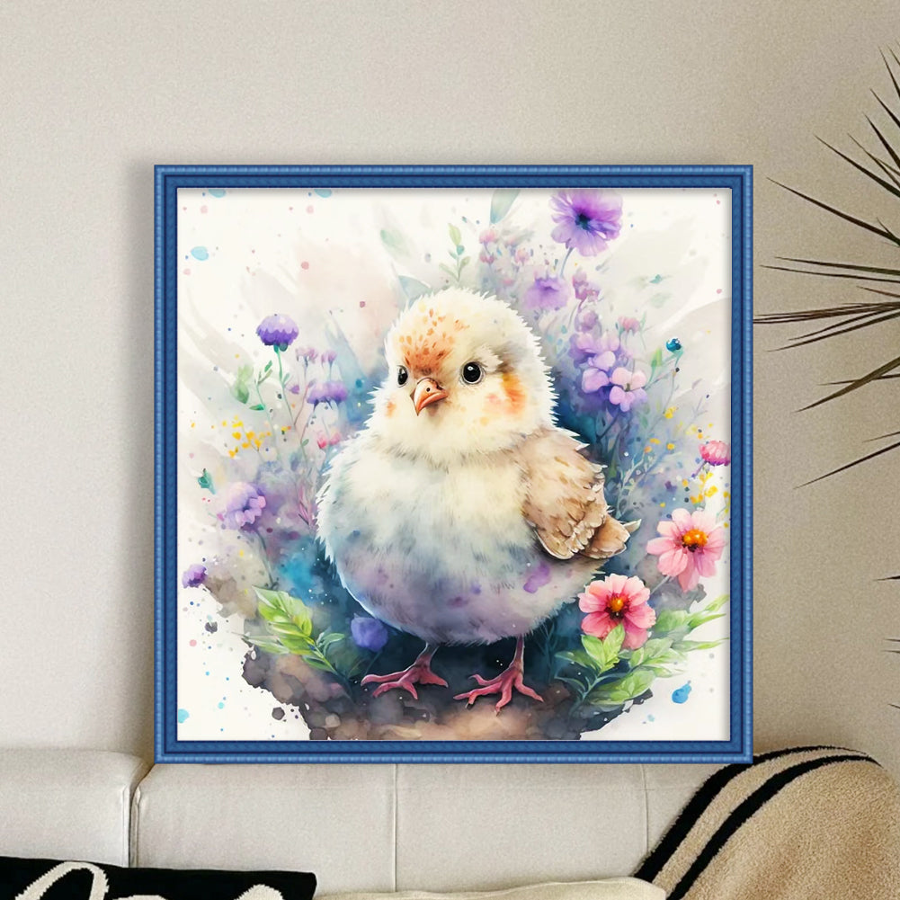 Zodiac Sign - Rooster - 11CT Stamped Cross Stitch 40*40CM