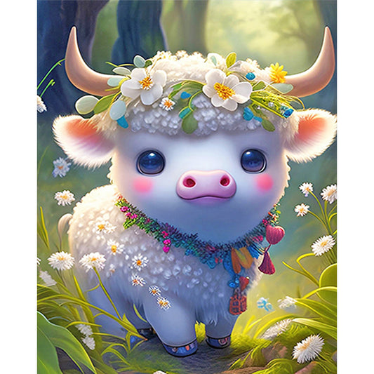 Zodiac Sign - Ox - 11CT Stamped Cross Stitch 40*50CM