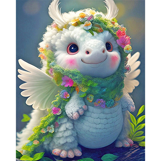 Zodiac Sign-Dragon - 11CT Stamped Cross Stitch 40*50CM