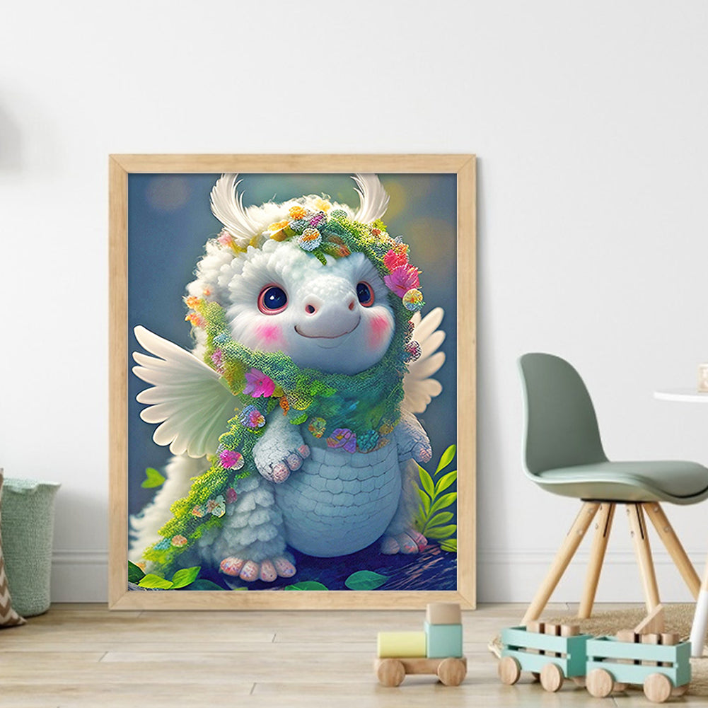 Zodiac Sign-Dragon - 11CT Stamped Cross Stitch 40*50CM