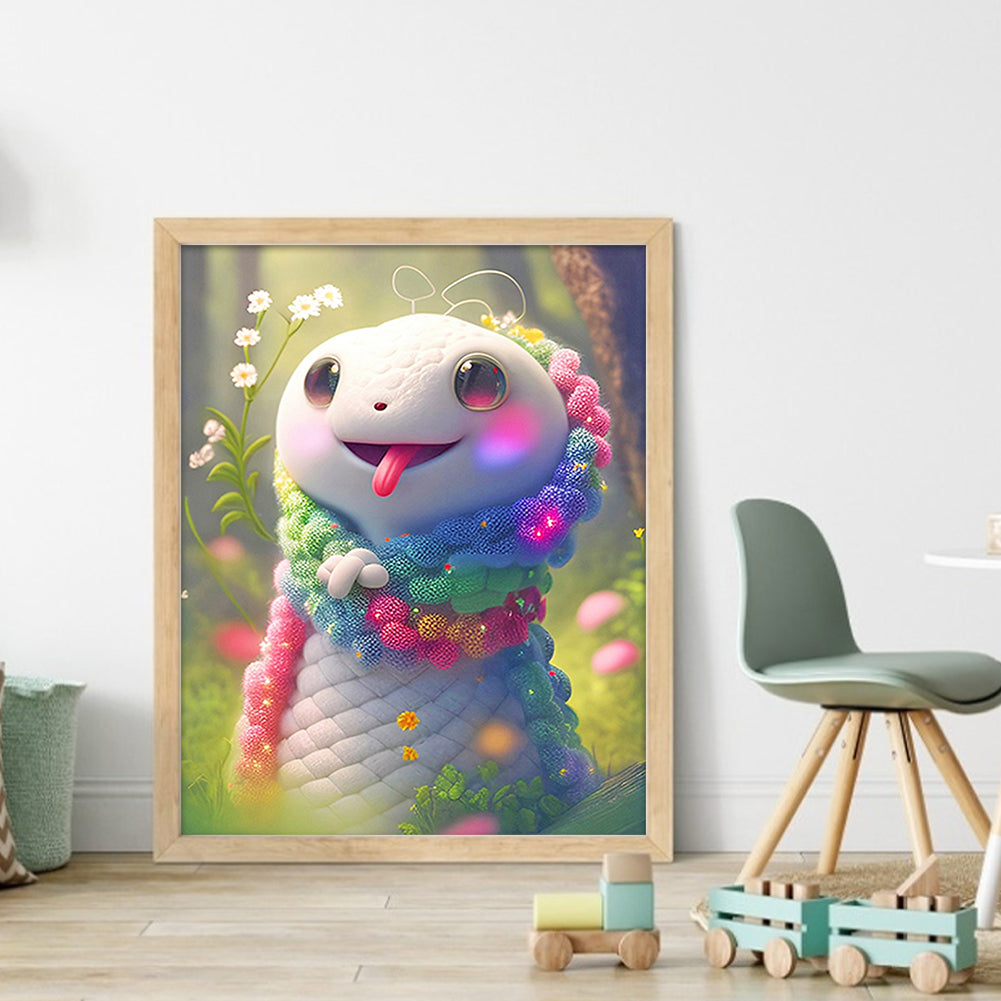 Zodiac Sign-Snake - 11CT Stamped Cross Stitch 40*50CM