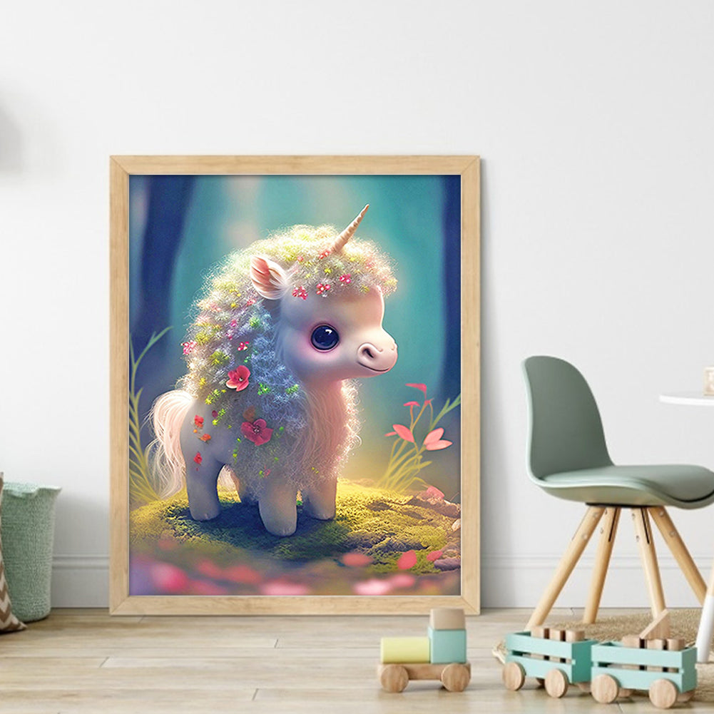 Zodiac Sign-Horse - 11CT Stamped Cross Stitch 40*50CM