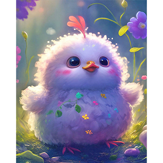 Zodiac Sign - Rooster - 11CT Stamped Cross Stitch 40*50CM