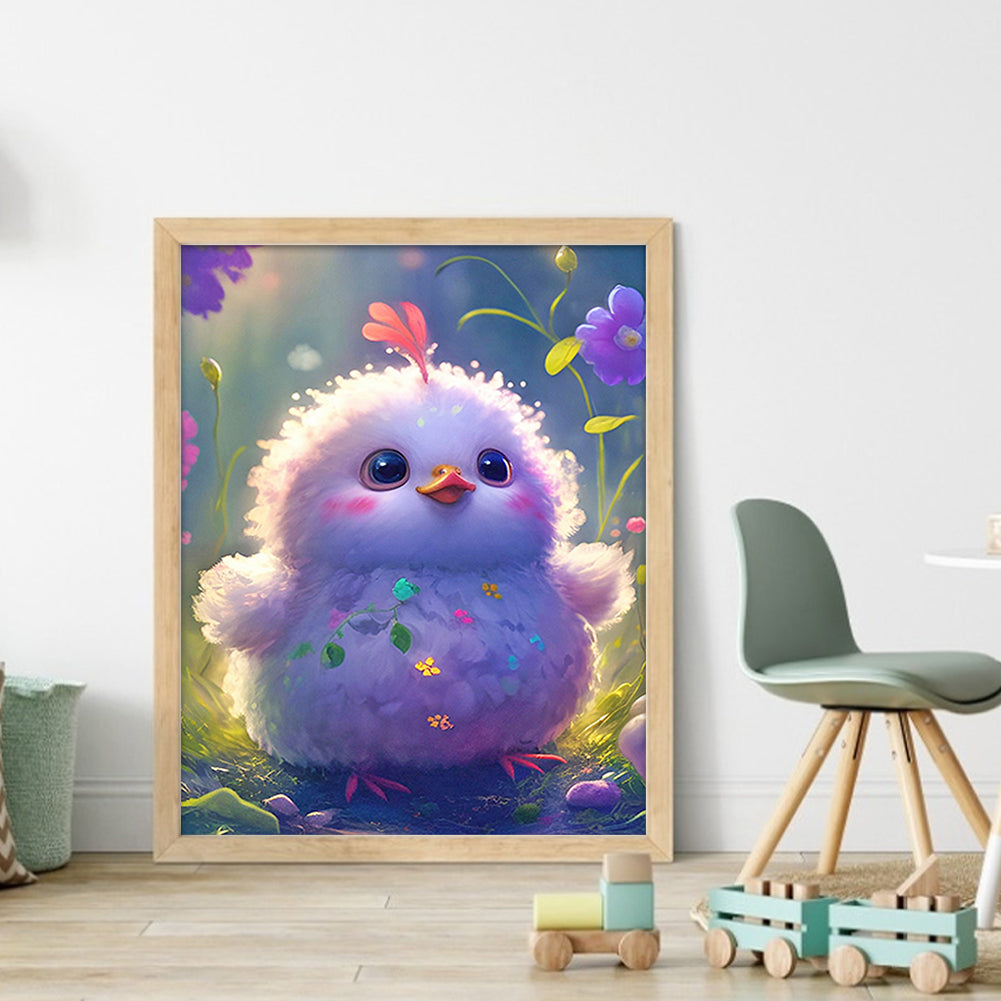 Zodiac Sign - Rooster - 11CT Stamped Cross Stitch 40*50CM