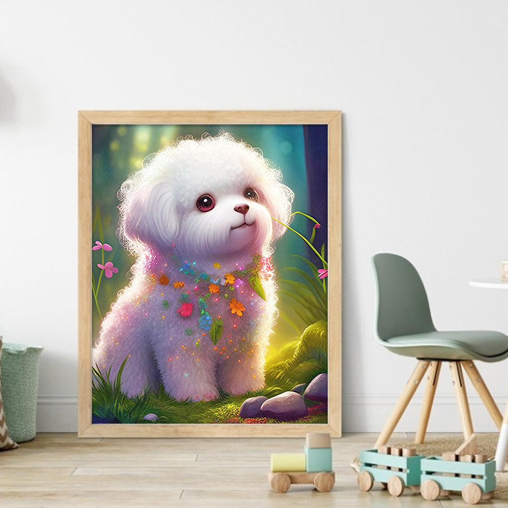 Zodiac Sign-Dog - 11CT Stamped Cross Stitch 40*50CM