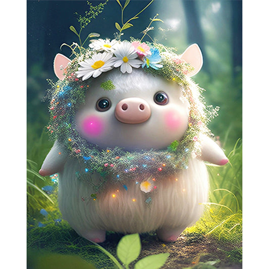 Zodiac Sign-Pig - 11CT Stamped Cross Stitch 40*50CM