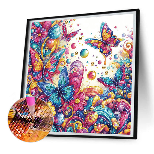 Butterfly - Special Shaped Drill Diamond Painting 30*30CM