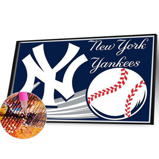New York Yankees - Full Round Drill Diamond Painting 40*30CM