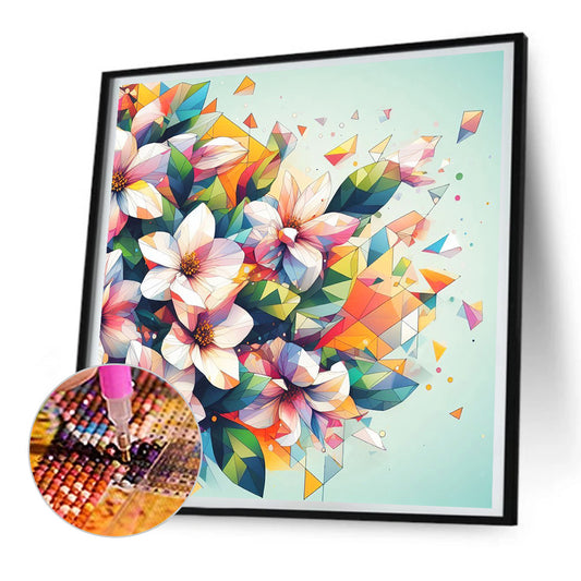Particle Flower - Full Round Drill Diamond Painting 30*30CM