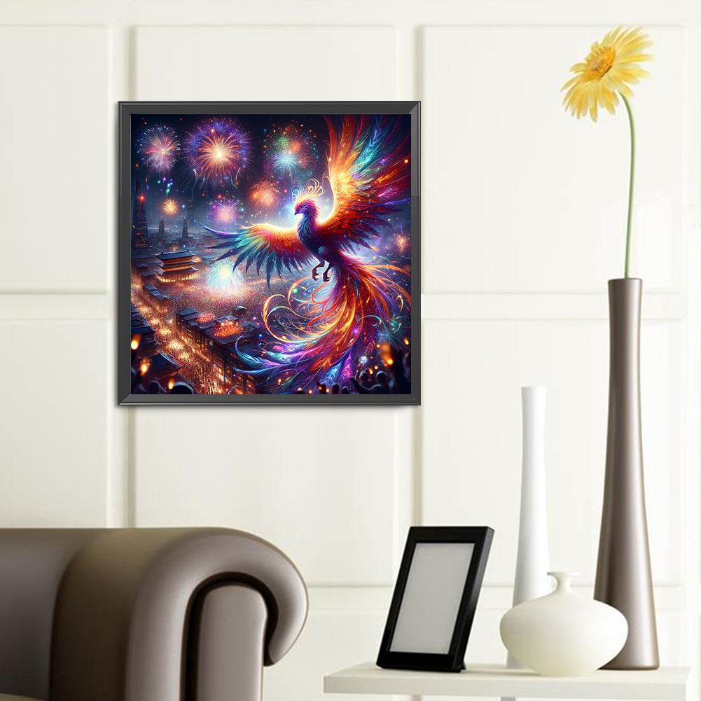 Phoenix And Prosperity - Full Round Drill Diamond Painting 40*40CM