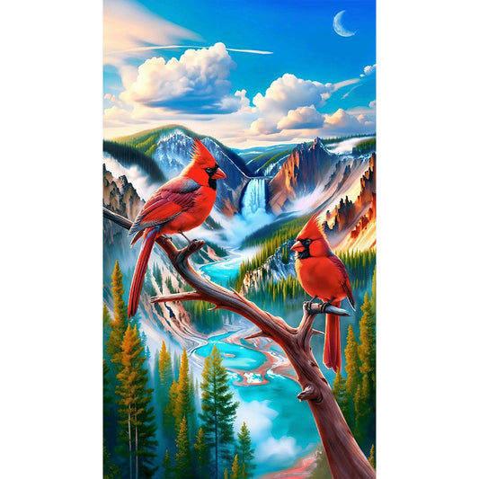 Cardinal - Full Round Drill Diamond Painting 40*70CM