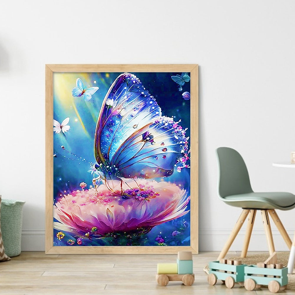 Fantasy Butterfly - 11CT Stamped Cross Stitch 40*50CM