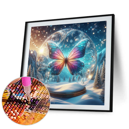 Fantasy Butterfly - Full Round Drill Diamond Painting 30*30CM