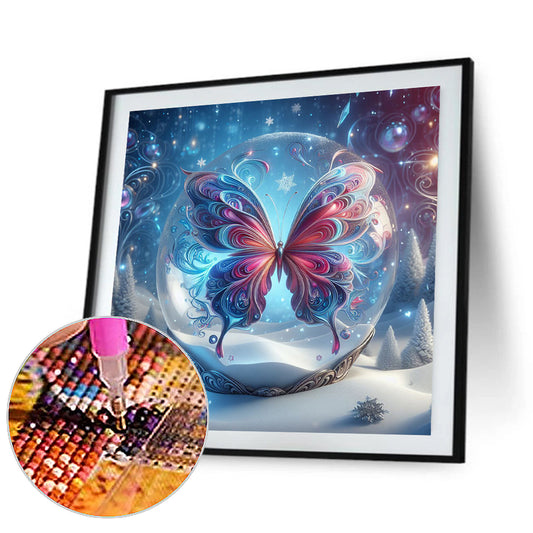 Fantasy Butterfly - Full Round Drill Diamond Painting 30*30CM