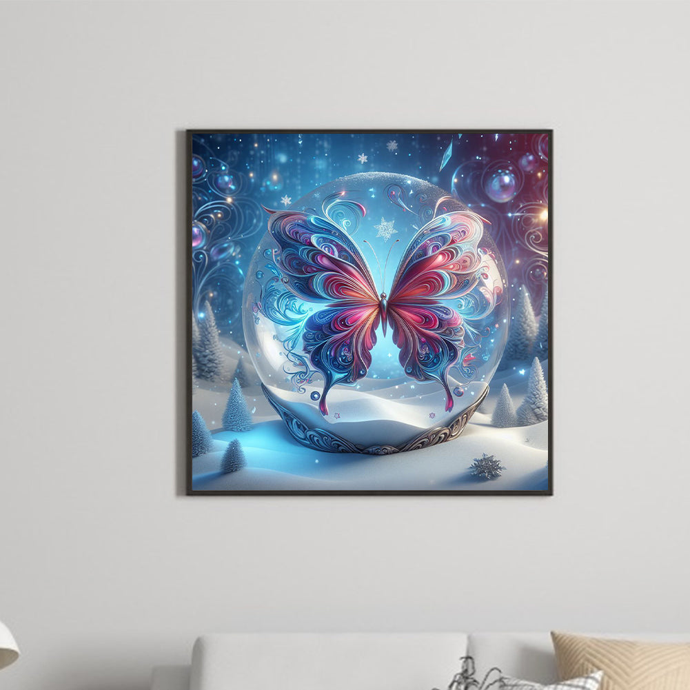 Fantasy Butterfly - Full Round Drill Diamond Painting 30*30CM
