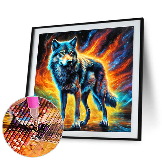 Wolf - Full Round Drill Diamond Painting 30*30CM