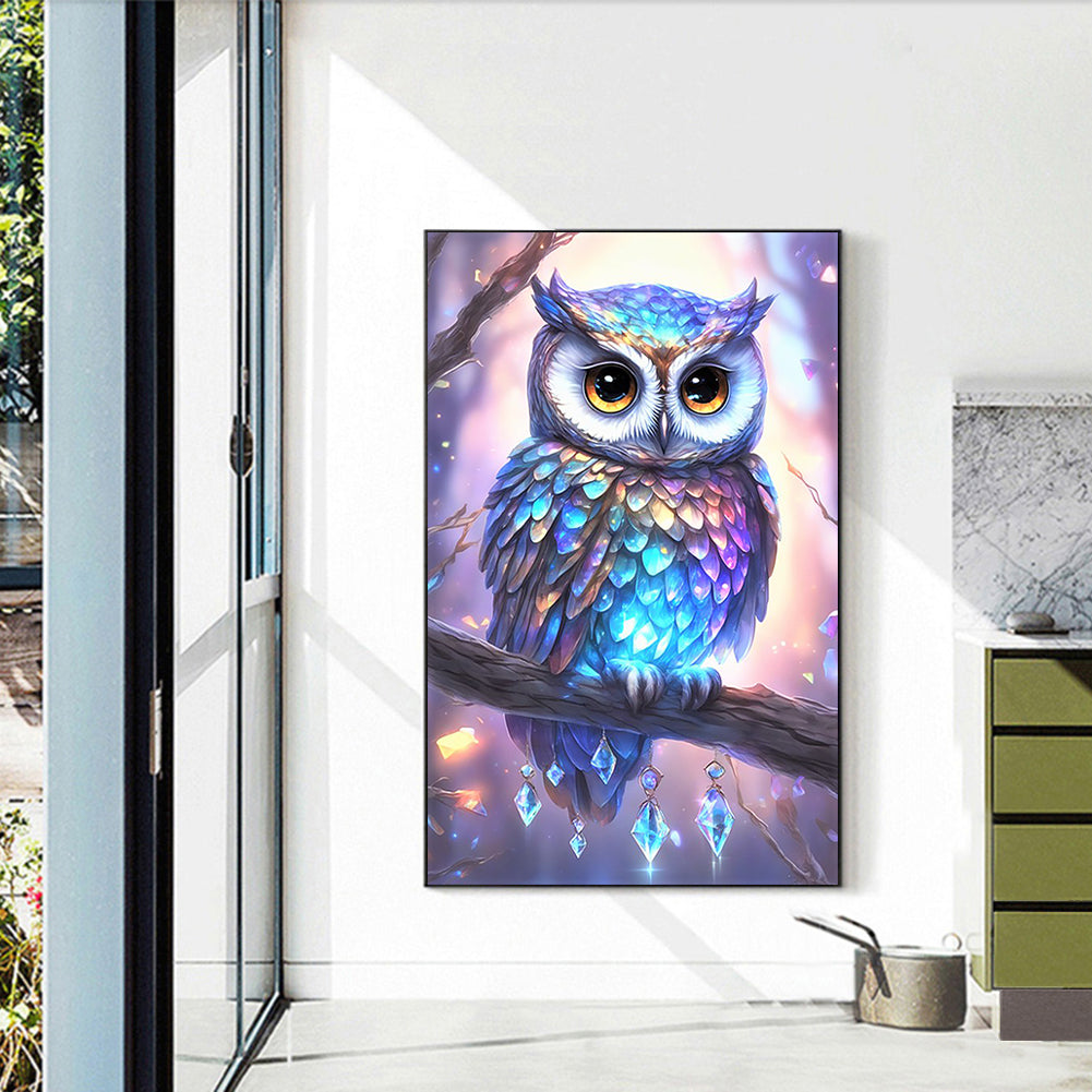Fantasy Owl - Full Round Drill Diamond Painting 40*60CM