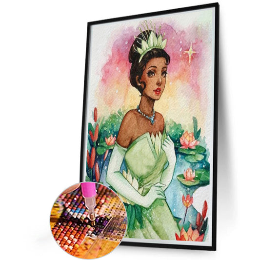 Watercolor Princess - Full Round Drill Diamond Painting 40*60CM