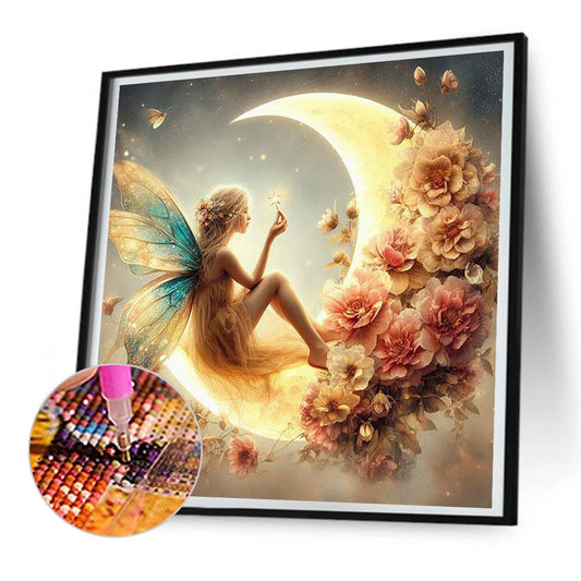 Star And Moon Elf - Full Round Drill Diamond Painting 30*30CM