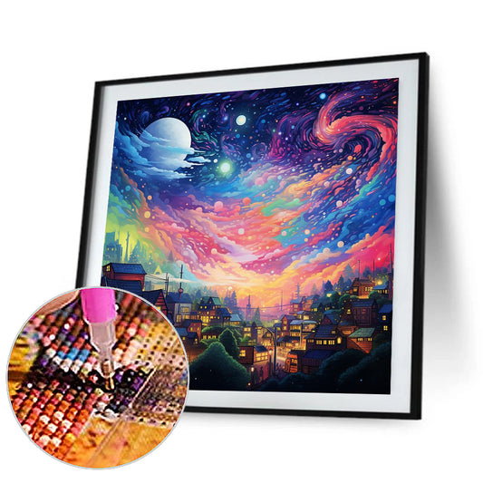 Fantasy World¡¤Dream Night - Full Round Drill Diamond Painting 30*30CM