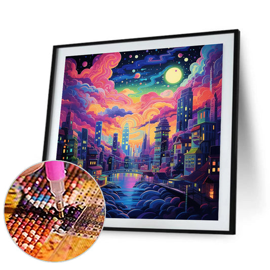 Fantasy World¡¤Silent Night - Full Round Drill Diamond Painting 30*30CM