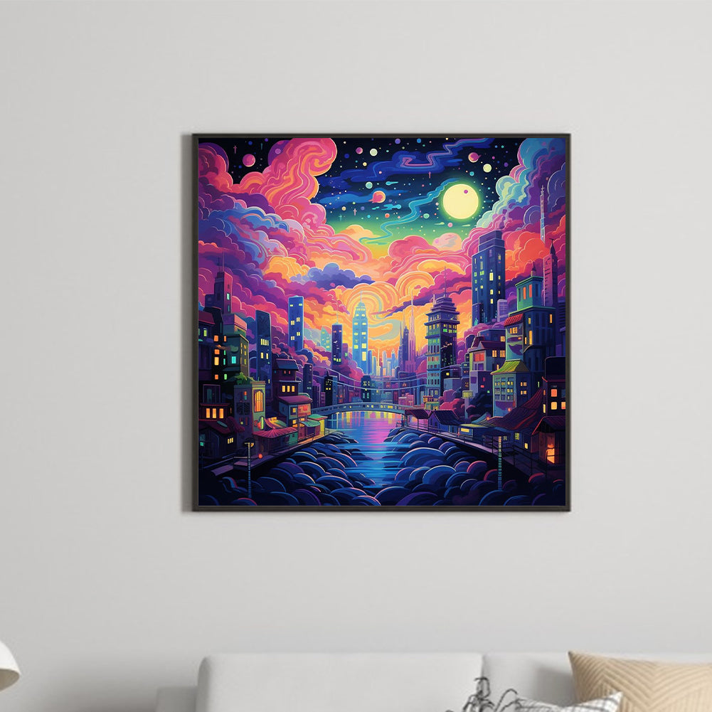 Fantasy World¡¤Silent Night - Full Round Drill Diamond Painting 30*30CM