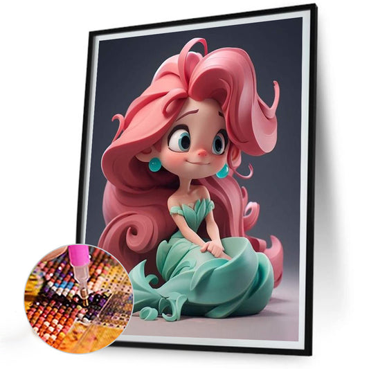 Sweet Princess - Full Round Drill Diamond Painting 30*40CM