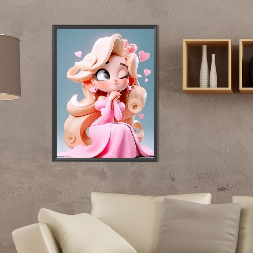 Sweet Princess - Full Round Drill Diamond Painting 30*40CM
